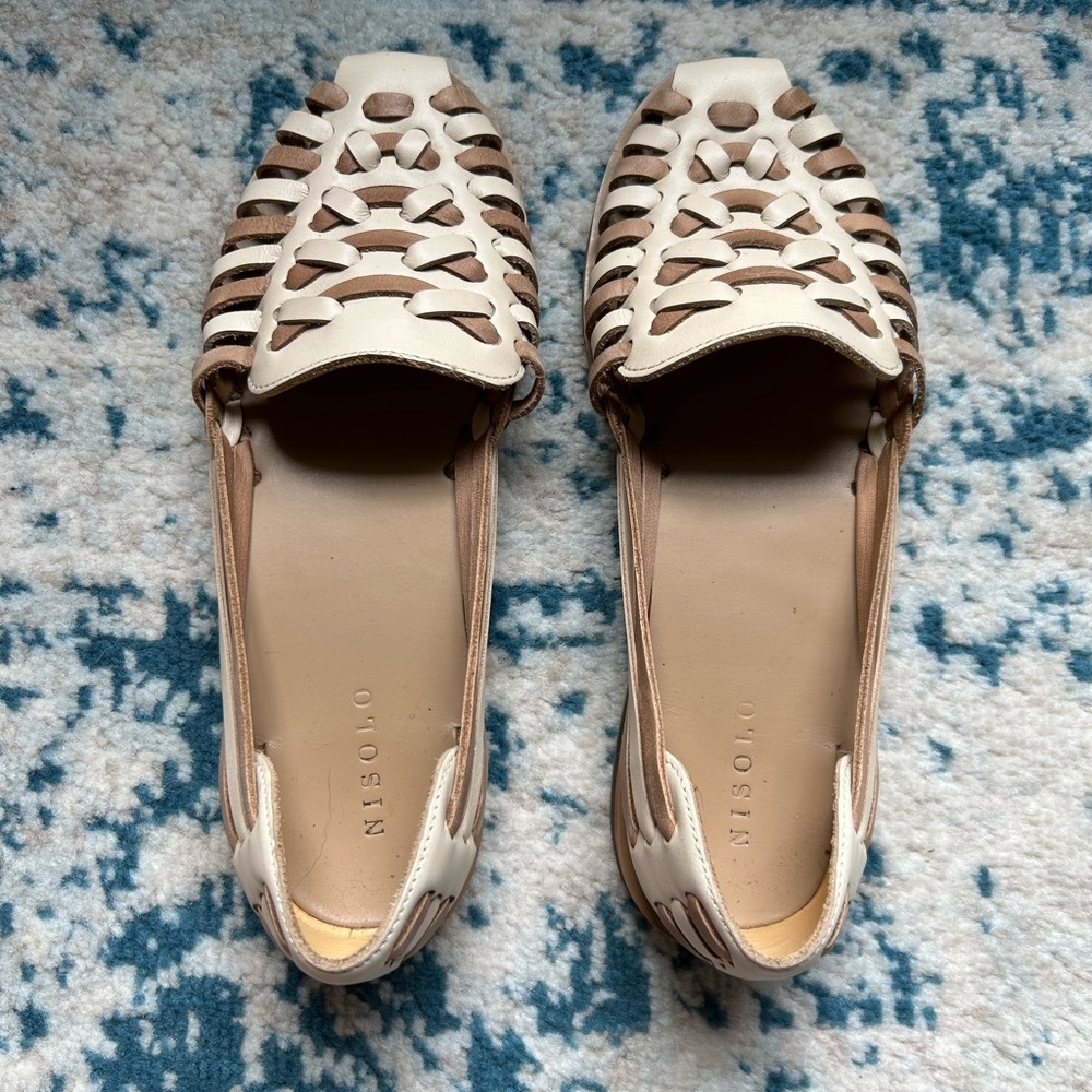 Women's Huarache Sandal Bone/Almond Colorblock - 7.5 x 1